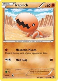 Trapinch - XY - Furious Fists - Pokemon card
