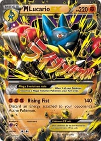 M Lucario EX - XY - Furious Fists - Pokemon card