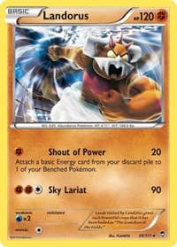 Landorus - XY - Furious Fists - Pokemon card