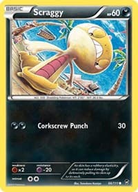 Scraggy - XY - Furious Fists - Pokemon card