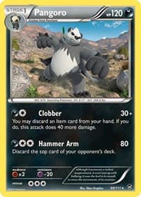 Pangoro - XY - Furious Fists - Pokemon card
