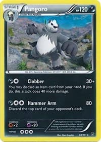 Pangoro - 68/111 (Cracked Ice Holo) - Deck Exclusives - Pokemon card