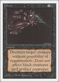 Terror - Unlimited Edition - Magic: The Gathering card