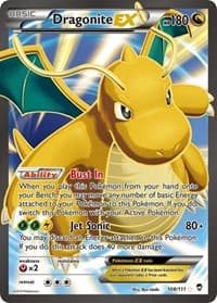 Dragonite EX (108 Full Art) - XY - Furious Fists - Pokemon card