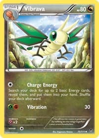 Vibrava - XY - Furious Fists - Pokemon card