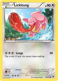 Lickitung - XY - Furious Fists - Pokemon card