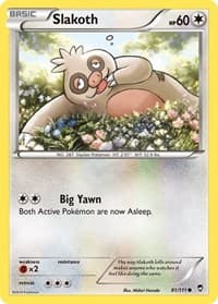 Slakoth - XY - Furious Fists - Pokemon card