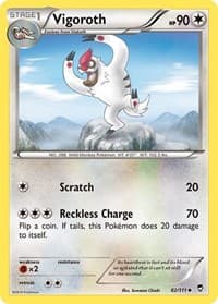 Vigoroth - XY - Furious Fists - Pokemon card