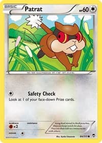 Patrat - XY - Furious Fists - Pokemon card