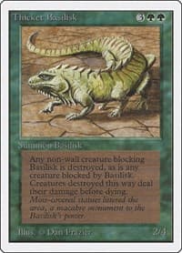 Thicket Basilisk - Unlimited Edition - Magic: The Gathering card