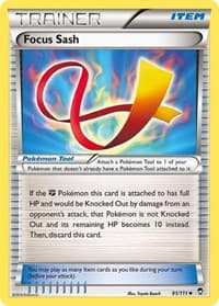 Focus Sash - XY - Furious Fists - Pokemon card