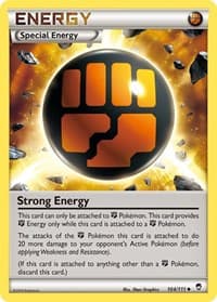 Strong Energy - XY - Furious Fists - Pokemon card