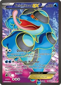 Seismitoad EX (106 Full Art) - XY - Furious Fists - Pokemon card