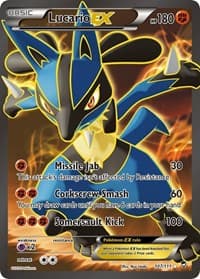 Lucario EX (107 Full Art) - XY - Furious Fists - Pokemon card