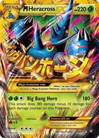 M Heracross EX (Secret) - XY - Furious Fists - Pokemon card