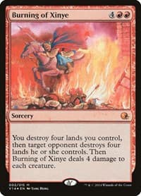 Burning of Xinye - From the Vault: Annihilation - Magic: The Gathering card