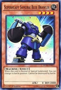 Superheavy Samurai Blue Brawler - Duelist Alliance - YuGiOh card