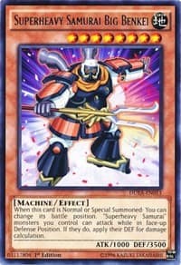 Superheavy Samurai Big Benkei - Duelist Alliance - YuGiOh card