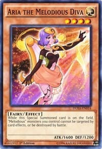Aria the Melodious Diva - Duelist Alliance - YuGiOh card