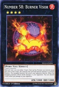 Number 58: Burner Visor - Duelist Alliance - YuGiOh card