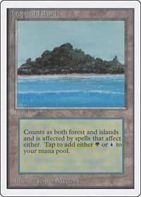 Tropical Island - Unlimited Edition - Magic: The Gathering card