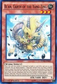 Bi'an, Earth of the Yang Zing - Duelist Alliance - YuGiOh card
