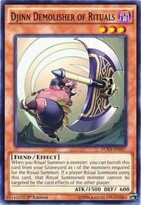 Djinn Demolisher of Rituals - Duelist Alliance - YuGiOh card