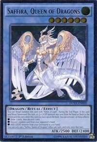 Saffira, Queen of Dragons (UTR) - Duelist Alliance - YuGiOh card