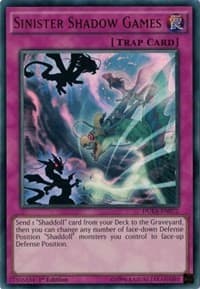 Sinister Shadow Games - Duelist Alliance - YuGiOh card