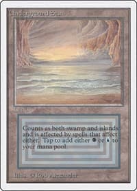 Underground Sea - Unlimited Edition - Magic: The Gathering card