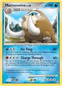 Mamoswine - 9/146 (DP Legends Awakened) - Deck Exclusives - Pokemon card