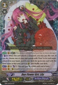 Duo Flower Girl, Lily (Black) (SP) - EB10 - Divas Duet - Cardfight Vanguard card