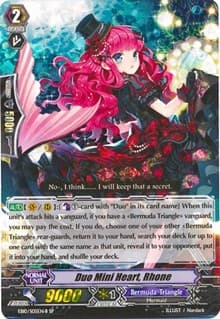 Duo Mini Heart, Rhone (Black) (SP) - EB10 - Divas Duet - Cardfight Vanguard card