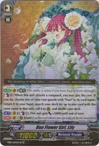 Duo Flower Girl, Lily (White) (SP) - EB10 - Divas Duet - Cardfight Vanguard card