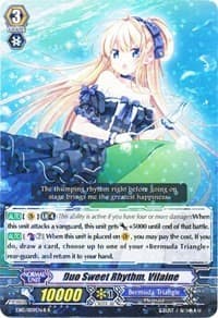 Duo Sweet Rhythm, Vilaine (Black) - EB10 - Divas Duet - Cardfight Vanguard card