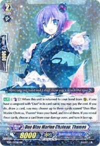 Duo Blue Marine Chateau, Thames (Black) - EB10 - Divas Duet - Cardfight Vanguard card