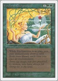 Verduran Enchantress - Unlimited Edition - Magic: The Gathering card