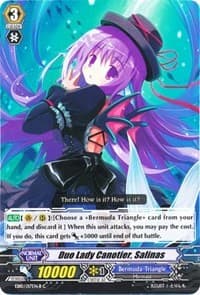 Duo Lady Canotier, Salinas (Black) - EB10 - Divas Duet - Cardfight Vanguard card