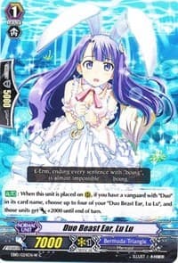 Duo Beast Ear, Lu Lu (White) - EB10 - Divas Duet - Cardfight Vanguard card