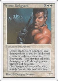 Veteran Bodyguard - Unlimited Edition - Magic: The Gathering card