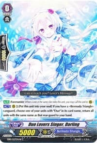 Duo Lovers Singer, Darling (White) - EB10 - Divas Duet - Cardfight Vanguard card