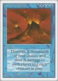 Volcanic Eruption - Unlimited Edition - Magic: The Gathering card