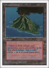 Volcanic Island - Unlimited Edition - Magic: The Gathering card