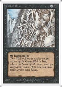 Wall of Bone - Unlimited Edition - Magic: The Gathering card