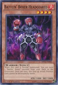 Battlin' Boxer Headgeared - 2014 Mega-Tins Mega Pack - YuGiOh card