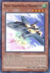 Mecha Phantom Beast Megaraptor - 2014 Mega-Tins Mega Pack - YuGiOh card