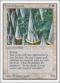 Wall of Swords - Unlimited Edition - Magic: The Gathering card
