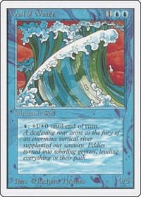 Wall of Water - Unlimited Edition - Magic: The Gathering card
