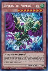 Windrose the Elemental Lord - 2014 Mega-Tins Mega Pack - YuGiOh card