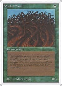 Wall of Wood - Unlimited Edition - Magic: The Gathering card